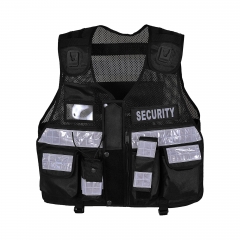 Gilet de sécurité réfléchissant de sécurité pour gilet tactique Hi Viz avec pour application, vidéosurveillance, gilet Tac pour chien avec plusieurs poches OTC-RSV-Klickfast