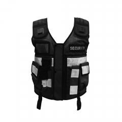 Gilet de sécurité réfléchissant de sécurité pour gilet tactique Hi Viz avec pour application, vidéosurveillance, gilet Tac pour chien avec plusieurs poches OTC-RSV-Klickfast