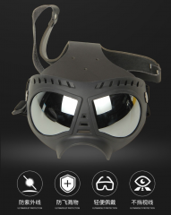 K9 Helmet Shape  Police Dog Tactical Helmet with glasses design for police dog