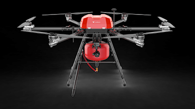 30kg Class Fire UAV OTC-1800 six axis fire fighting UAV