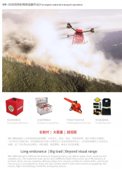 30kg Class Fire UAV OTC-1800 six axis fire fighting UAV