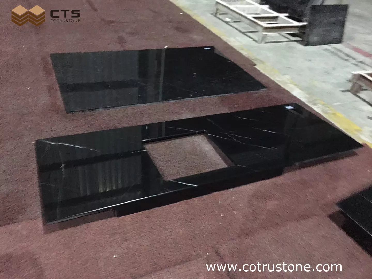 China Marquina Marmor Arbeitsplatte