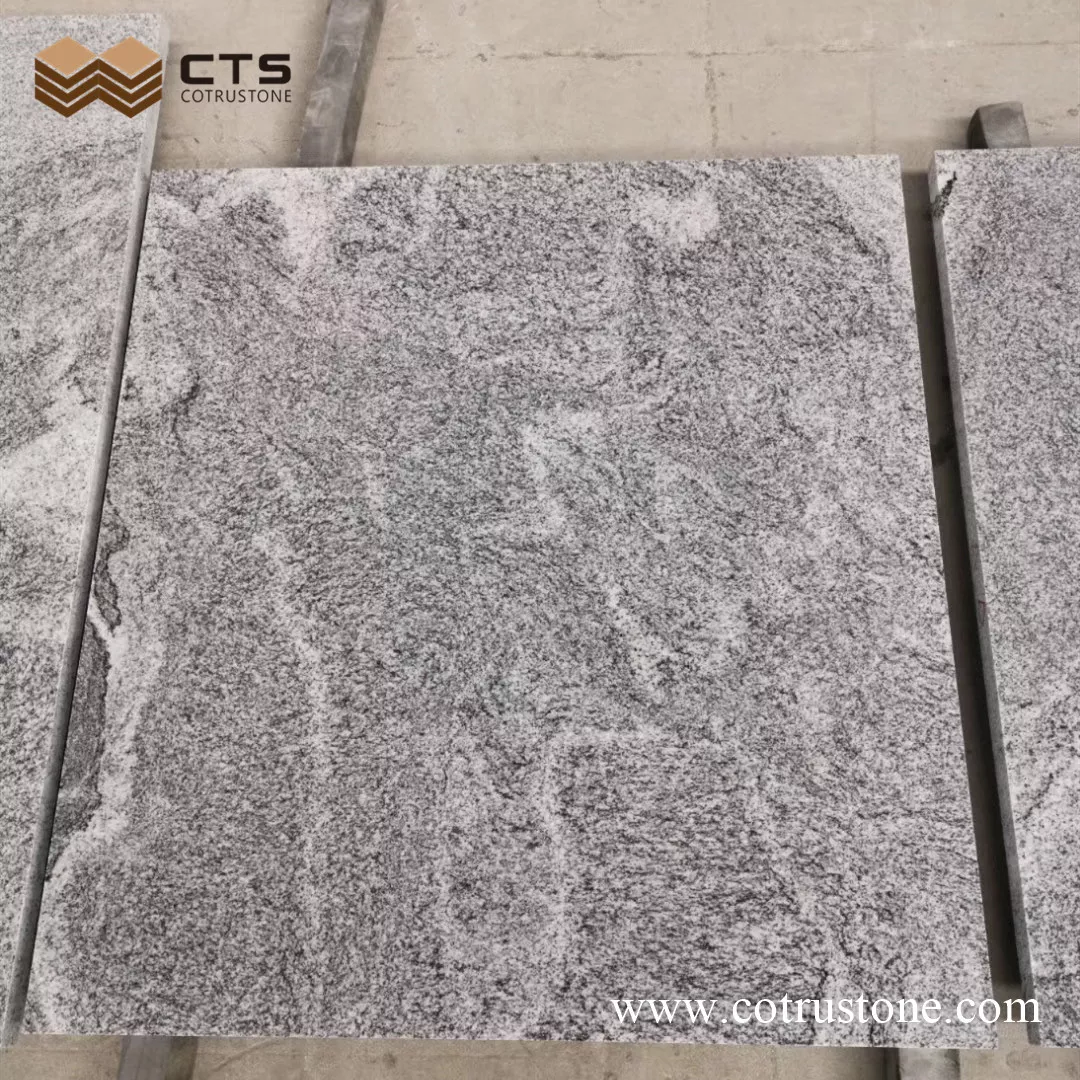 Azulejos de granito gris ceniza