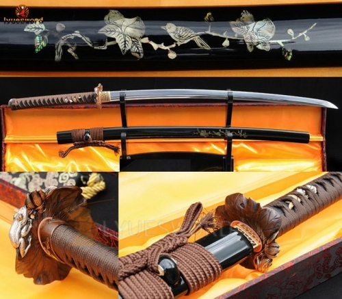 High Quality Japanese Samurai Sword Full Functional Real Cut Katana 9260 Spring Steel Razror Sharp