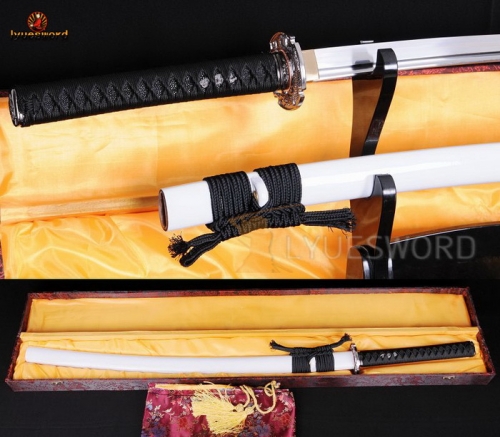 Japanese Katana Iaito 1060 High Carbon Steel Custom Unsharpened Practice Sword Full Tang