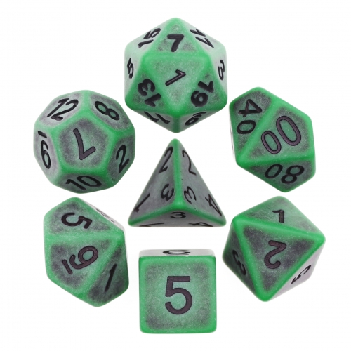 Green Ancient Dice