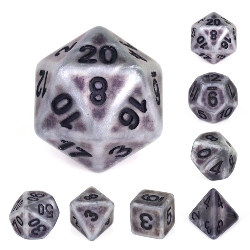 Silver Anciet Dice