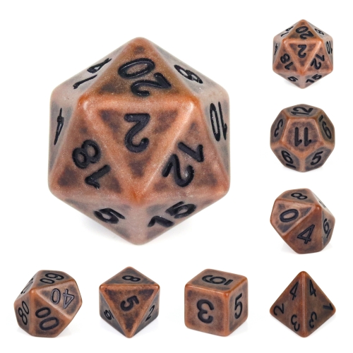 Copper Ancient Dice