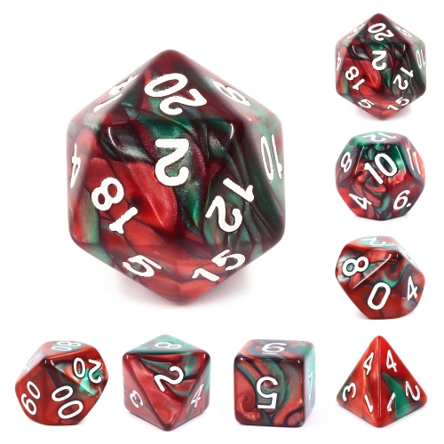 (Green+Red) Blend Color Dice