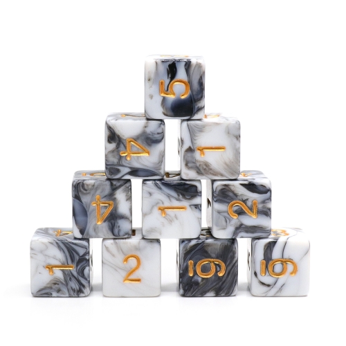 (Opaque White +Black) Blend-D6 sets