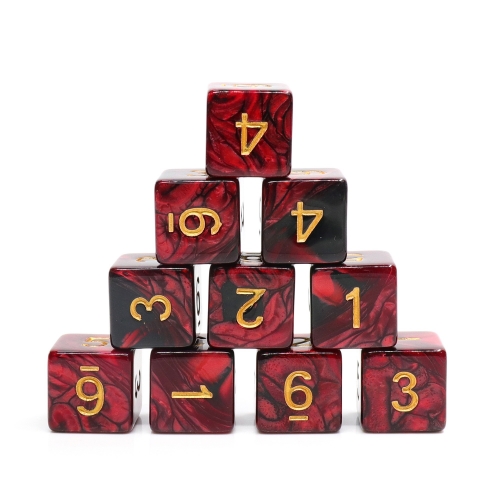 (Red+Black) Blend-D6 sets