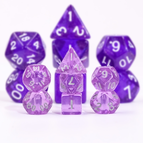 Mini Dice-  Transparent Purple