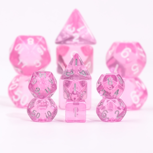 Mini Dice-  Transparent Pink