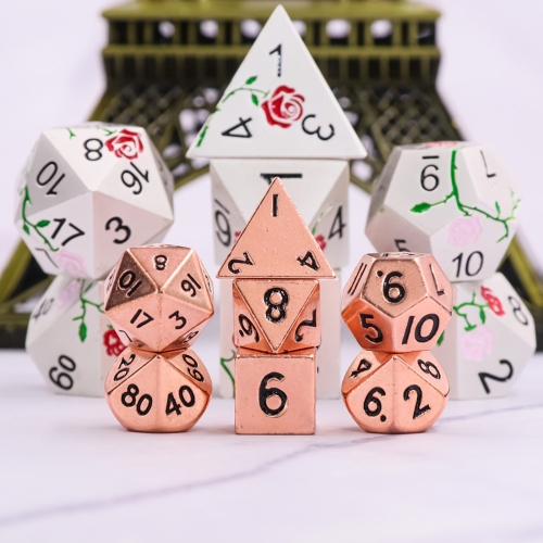 Mini metal Dice-Bright Copper