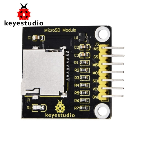 Keyestudio Mini Micro SD TF Card Memory Shield Module With Pins for Arduino