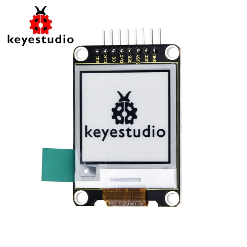 Keyestudio E-Ink Screen Display LCD Module 1.54 Inch 200*200 for Arduino(black and white)