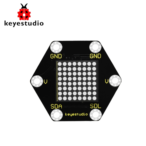 Keyestudio Micro bit Honeycomb HT16K33  8*8 Dot Matrix Module