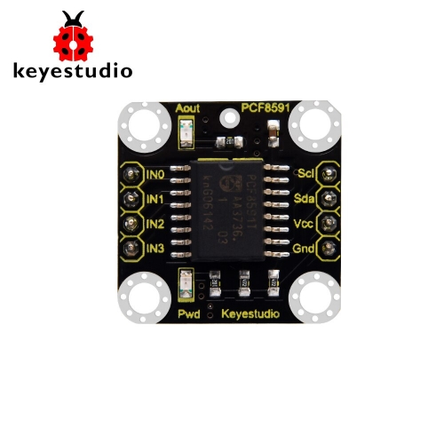 Keyestudio PCF8591 A/D Adapter Module for Raspberry Pi 4B Projects