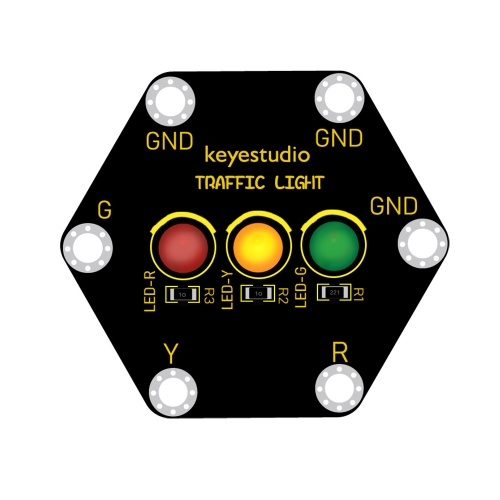 Keyestudio Micro bit Honeycomb Traffic Light Module