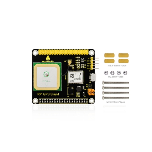 Keyestudio NEO-6M  GPS Shield Expansion Board with Antenna for Raspberry Pi 3/CE Certification