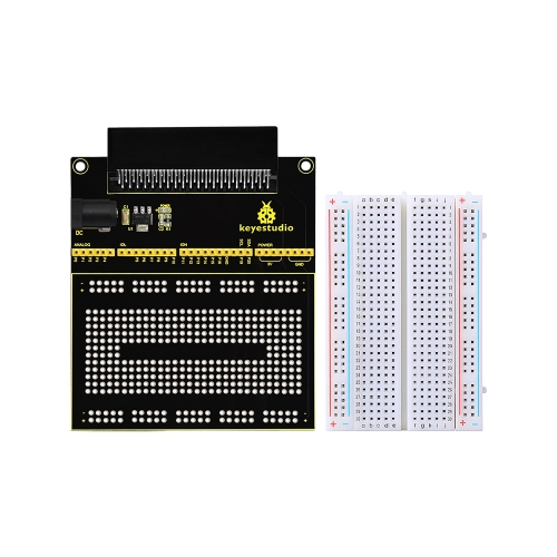 KEYESTUDIO Prototype Breakout Board V2 With 400-point Breadboard For BBC  Micro: Bit