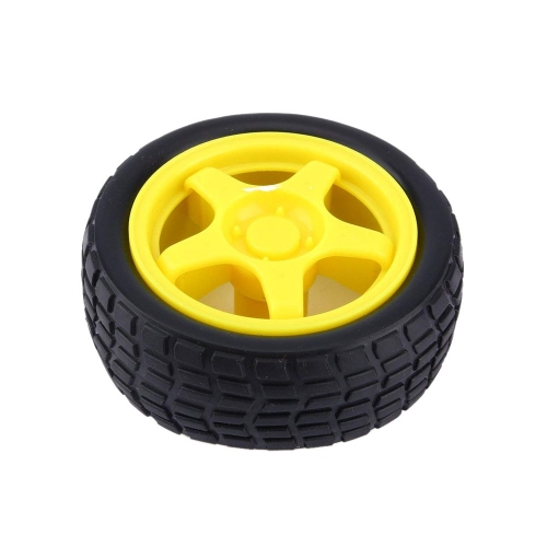 (2 pieces /LOT) Rubber wheel / tire wheel smart car /car wheel  for robot car