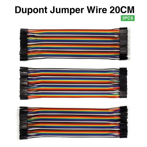 3PCS Keyestudio  Dupont line jumper wire Dupont cable  20cm M-F &amp;M-M &amp; F-F   for Arduino Projects