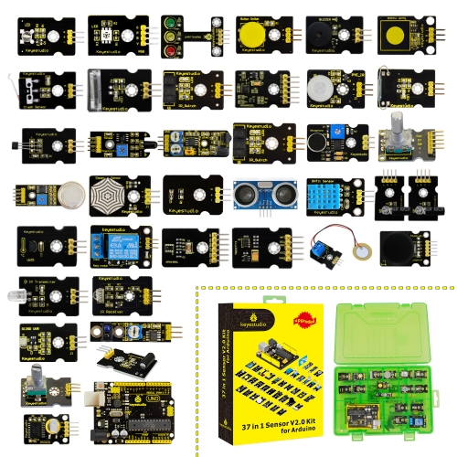 Keyestudio Sensor Starter V2.0 Kit 37 in 1 Box for Arduino UNO Starter Kit