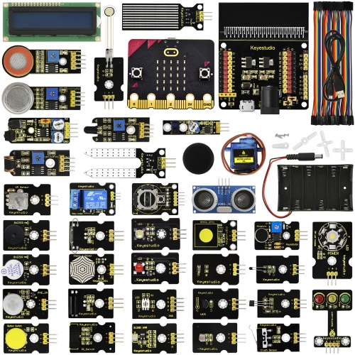 Keyestudio Micro Bit 37 in 1 Sensor Starter Kit With Micro:Bit Board
