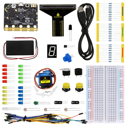 Keyestudio Micro bit V2 Beginner Starter Kit Diy Kit Electronics for micro bit