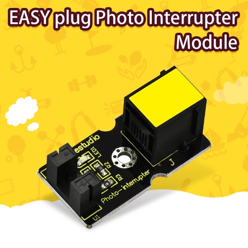 Keyestudio EASY plug Photo Interrupter Module for Arduino STEAM