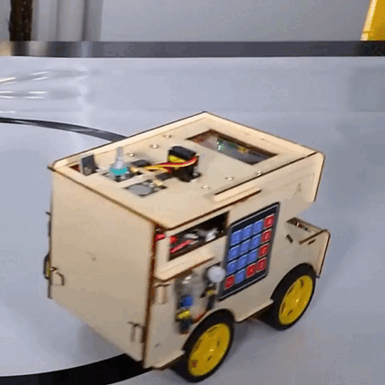 Keyestudio Smart RV Robot Starter Kit Motorhome House Car for Arduino Robot STEM Programming Car Toys for Kids Android/IOS