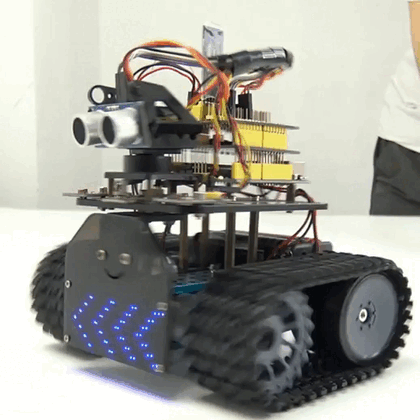 Keyestudio DIY Mini Tank V2.0 Smart Robot car kit for Arduino STEM