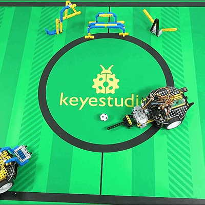 Keyestudio Raspberry Pi Pico 3 in 1 Beetlebot Robot Car STEM Education DIY Kit Compatible with LEGO+Projects