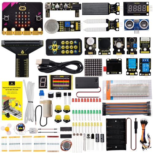 Keyestudio Programming STEM Micro bit V2 Kit Complete Starter Kit (With Micro bit  Board)