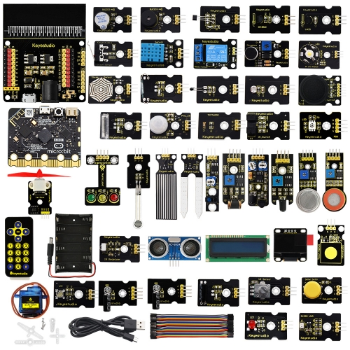Keyestudio Micro Bit 45 in 1 Sensor Starter Kit Electronic DIY Kit With Microbit Board