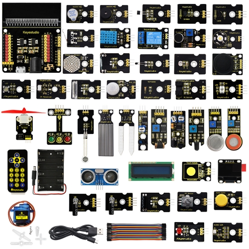 Keyestudio Micro Bit 45 in 1 Sensor Starter Kit Electronic DIY Kit Without Microbit Board