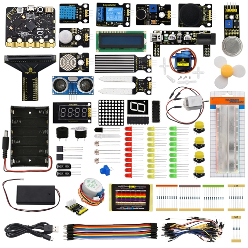 Keyestudio Micro bit Super Learning Starter Sensor Kit With Microbit V2.0 Board