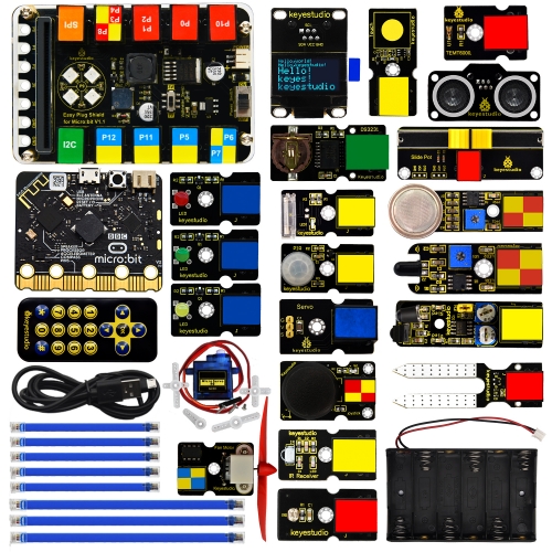Keyestudio EASY Plug Ultimate Starter Kit for BBC Microbit STEM EDU With Micro Bit Board