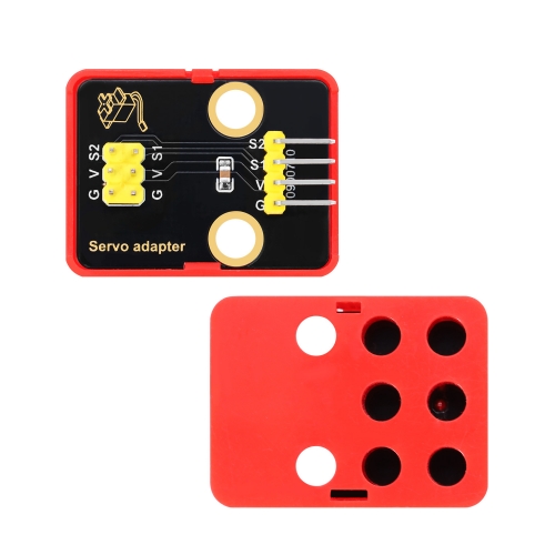 Keyestudio STEM Programming Servo Adapter Module without Housing Compatible with Building Blocks