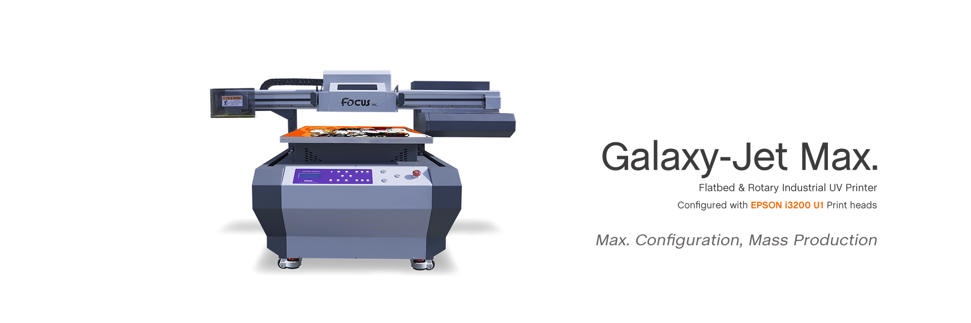 Galaxy-Jet Max Spot uv flatbed printer