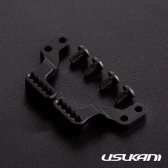 Usukani/AL Rear Arm Set For YD-2/0-4 Adjustable Toe in /0-5 Adjustable Length/2pcs - 3.0mm(Black)