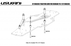 Usukani/Chassis Traction Arm/Only For Usukani YD-2 CF Chassis