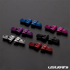 Usukani V2 Front upper arm set/0-5mm Adjustable Caster/2pcs-2.5mm