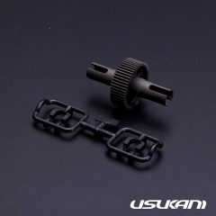 Usukani 7075 AL Integrated Rear Solid Axle Set for yd-2 pds d3t/Ceramic Coating