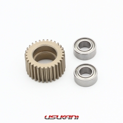 7075 AL 30T Mid gear w/bearing /Ceramic Coating/for NGE