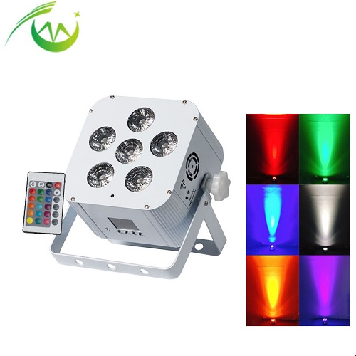 6*18W Wireless dmx Battery Operate LED DJ Uplighting