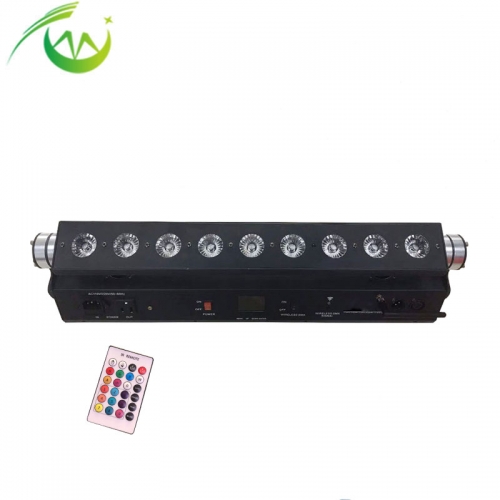 9*18W RGBWA UV 6in1 Wireless dmx battery LED Wall Washer Uplight