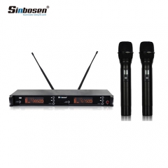Sinbosen double channel high quality professional handheld wireless microphone SU-39
