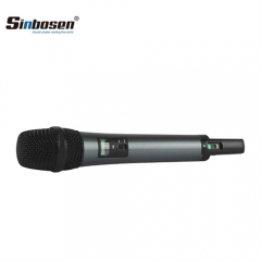 Sinbosen Karaoke Microphone EWD1 Sistema de micrófono inalámbrico con micrófono de mano dinámico cardioide dinámico